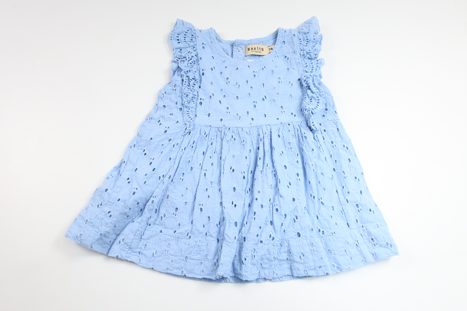 Embroidered dress from Bakito by Magasin - Size 74 - Blue