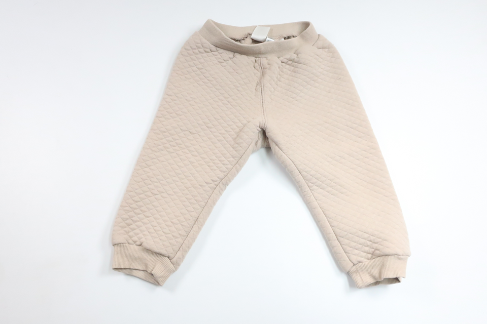 Quilted pants from H&amp;M - Size 80 - Beige