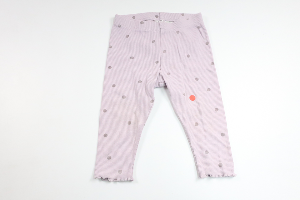 Ribbed trousers from H&M - Size 74 - Purple