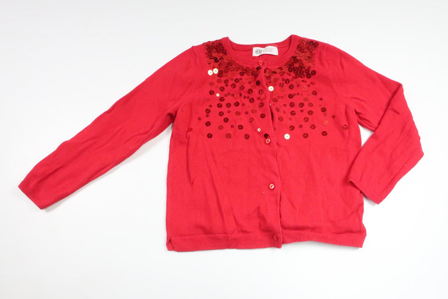 Knitted cardigan from H&amp;M - Size 98/104 - Red