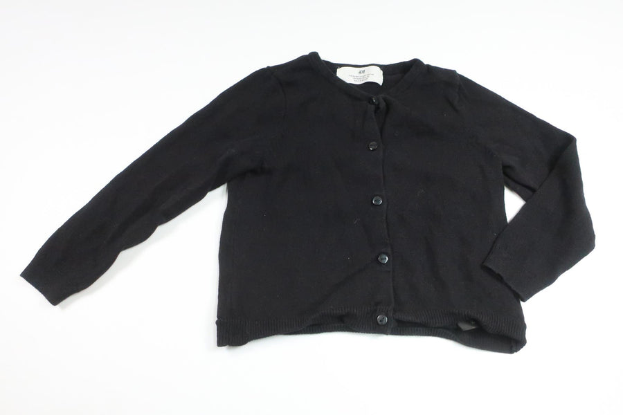 Knitted cardigan from H&amp;M - Size 98/104 - Black