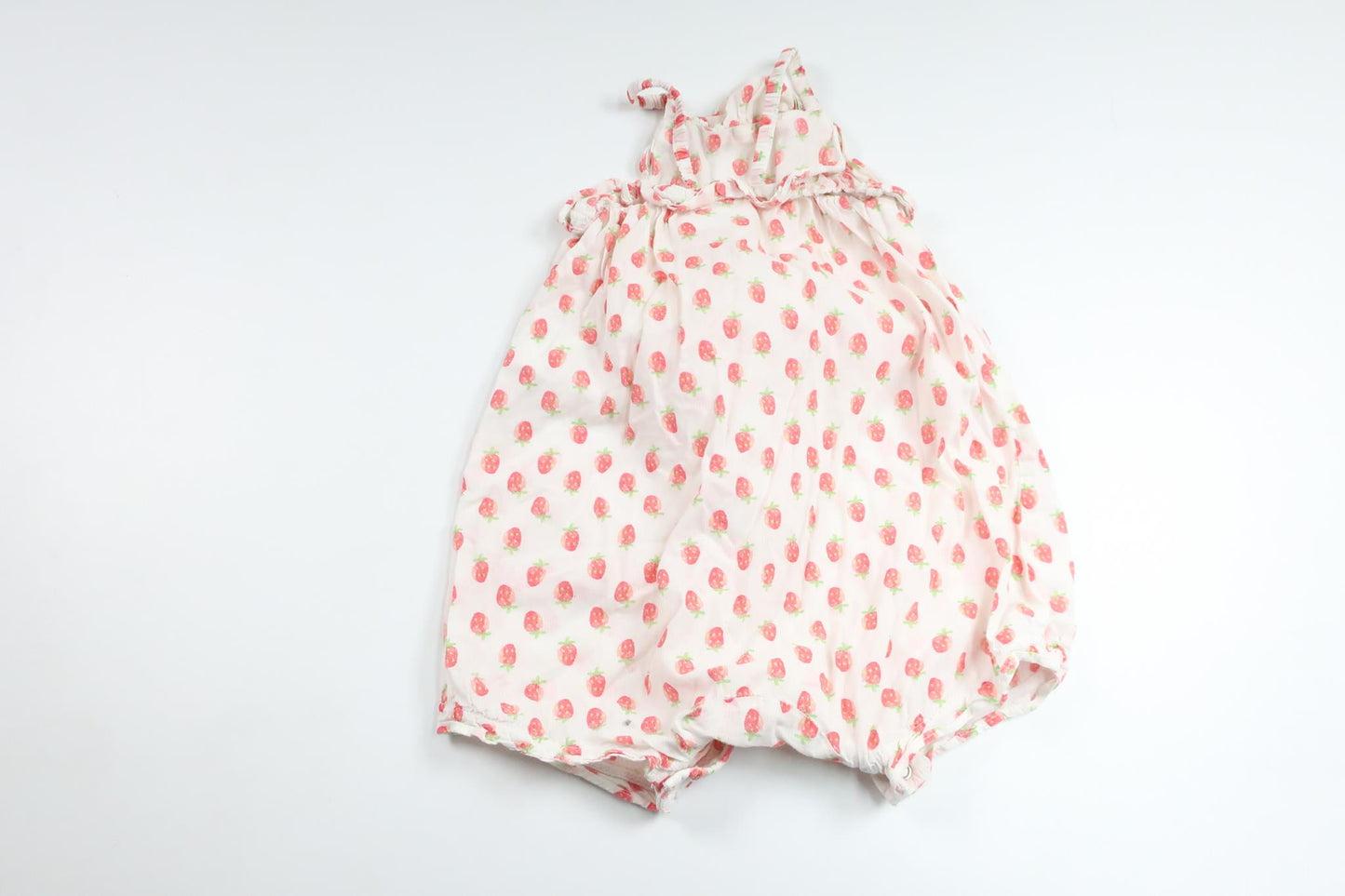 Jumpsuit with strawberries from H&amp;M - Size 68 - White