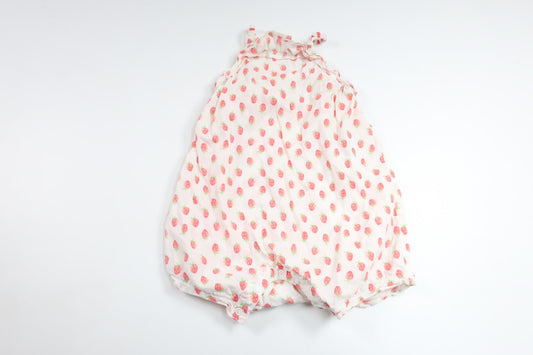 Jumpsuit with strawberries from H&amp;M - Size 68 - White