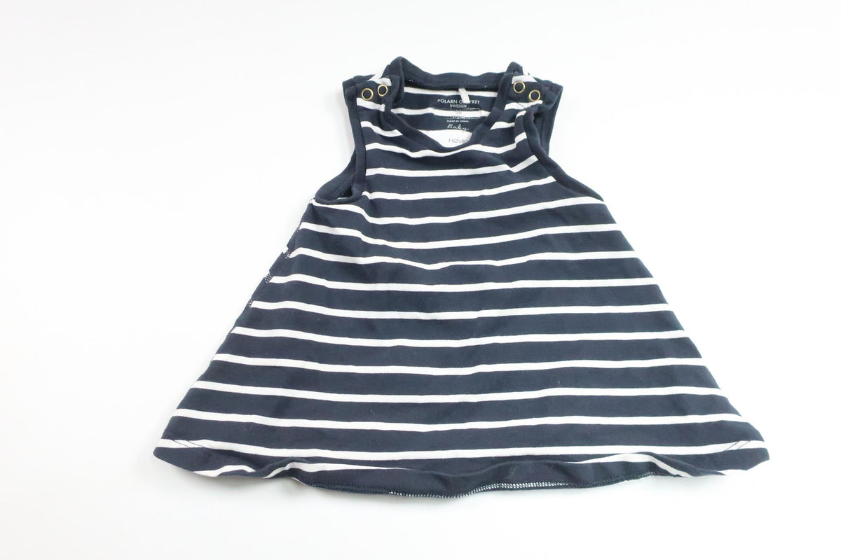 Striped dress from Polarn o. Pyret - Size 56 - Navy blue
