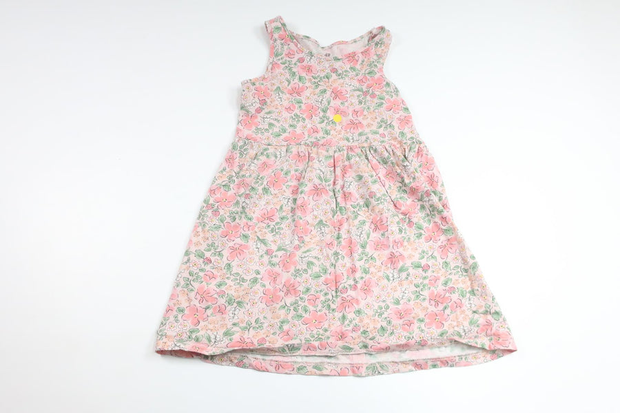 Floral dress from H&amp;M - Size 110/116 - Pink