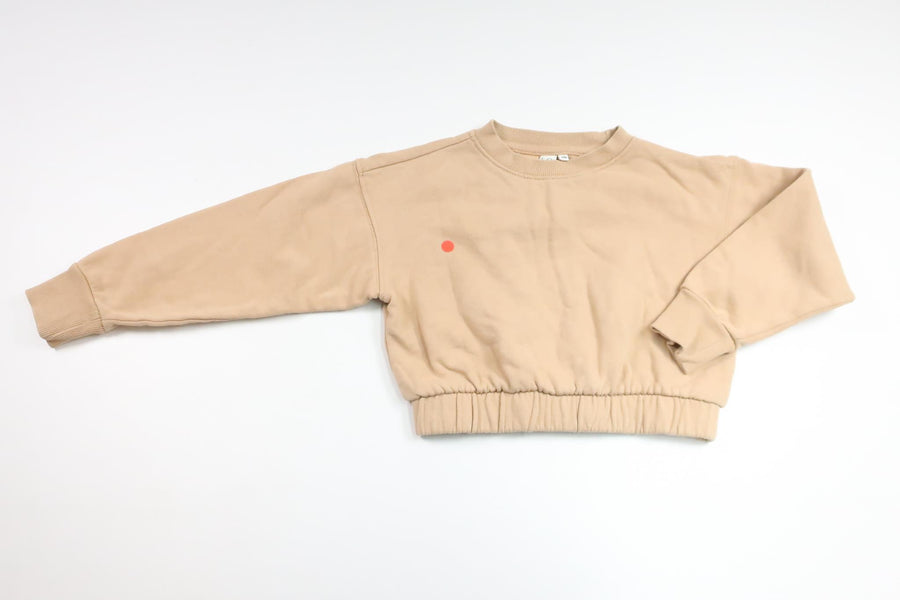 Cropped Sweatshirt from Lager 157 - Size 110 - Beige