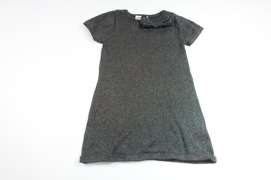 Glittery dress from H&amp;M - Size 110/116 - Grey