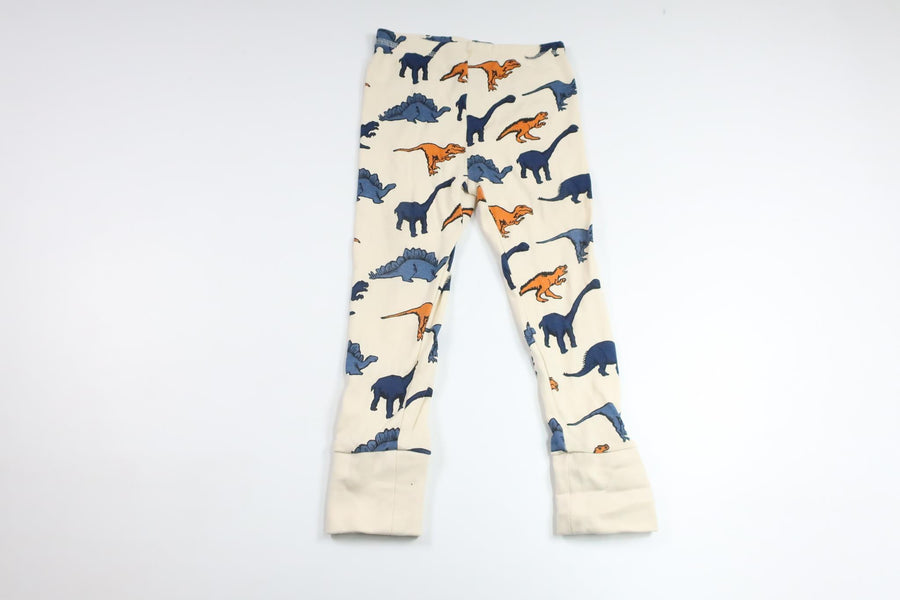 Pajama pants with dinosaurs from Åhléns - Size 86/92 - Off-white