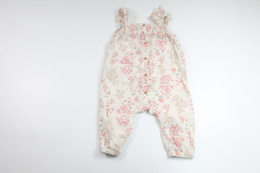 Floral jumpsuit from H&amp;M - Size 74 - White