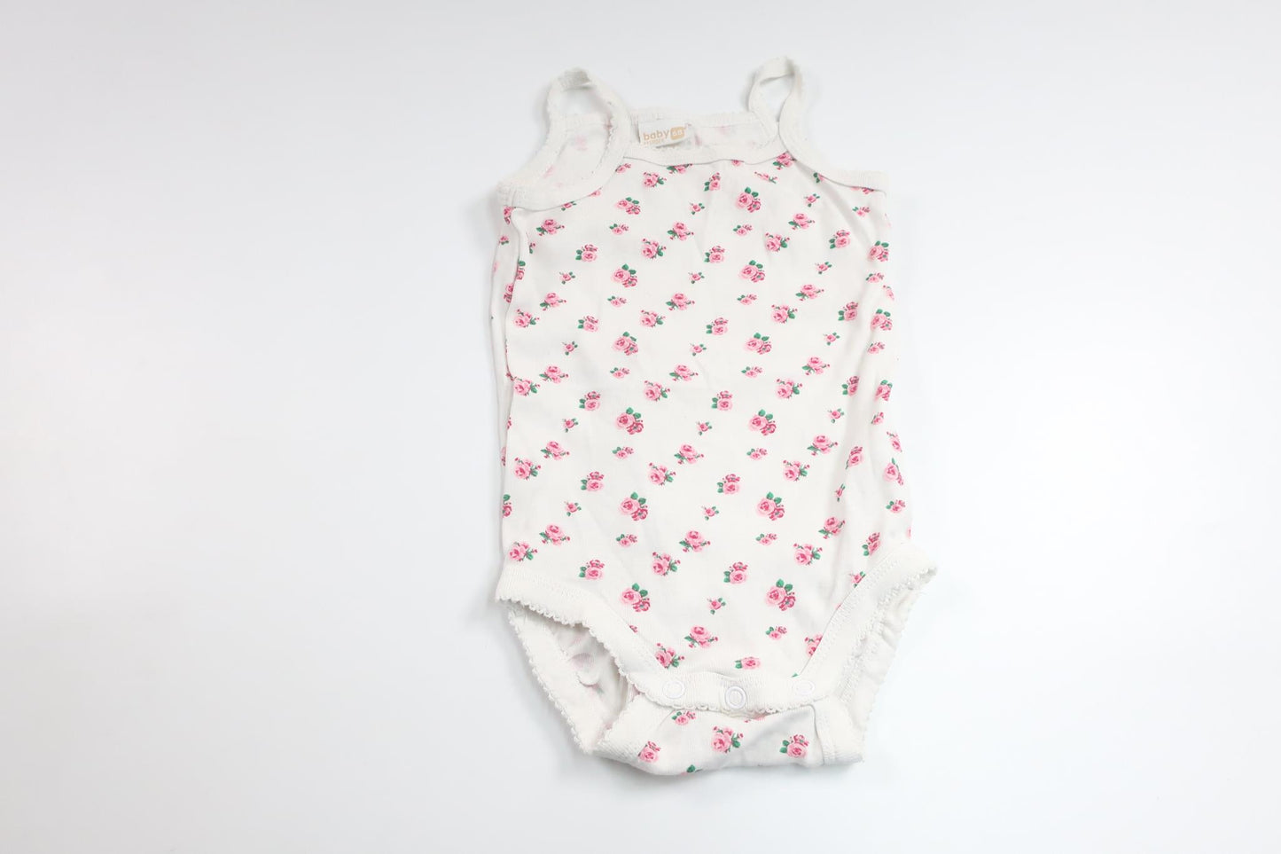 Linen bodysuit from Lindex - Size 68 - White