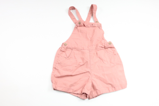 Suspender shorts from Newbie - Size 110 - Pink