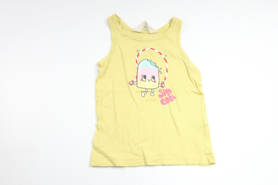 Tank top from H&M - Size 98/104 - Yellow
