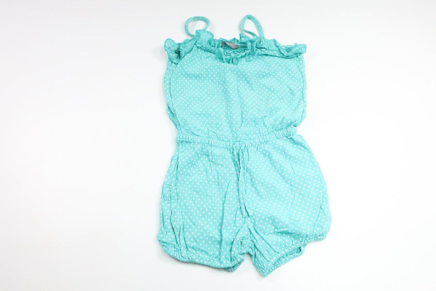 Polka dot jumpsuit from Lindex - Size 86/92 - Blue