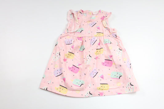 Dress with ice creams from Kappahl - Size 68 - Pink