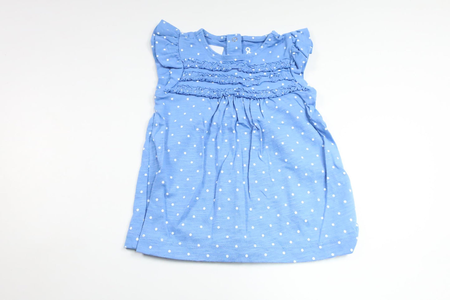Polka dot tunic from Åhléns - Size 74/80 - Blue