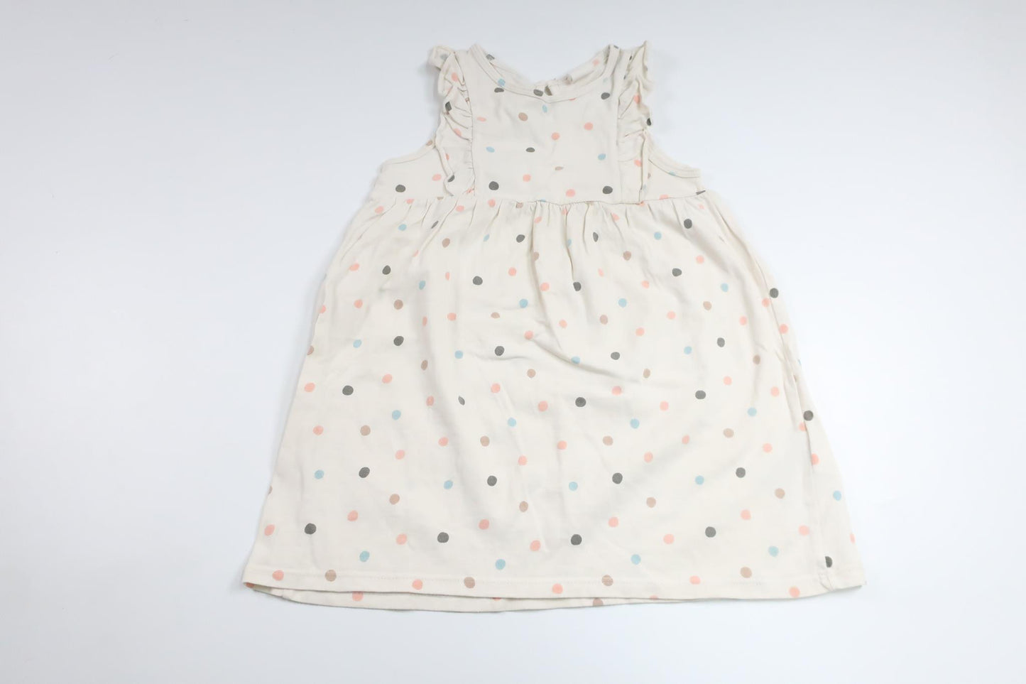 Polka dot dress from H&M - Size 86 - Off-white