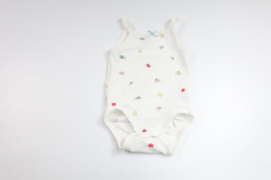 Linen bodysuit from H&amp;M - Size 62/68 - White