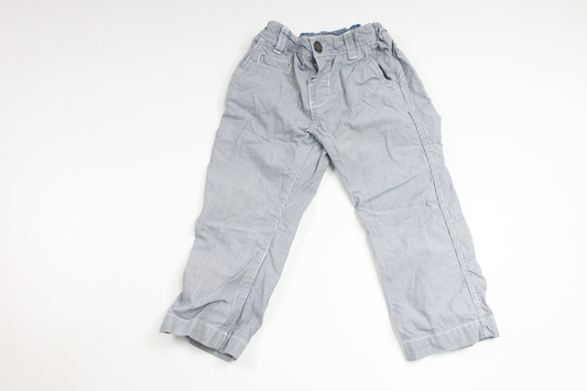 Striped pants from H&amp;M - Size 80 - Navy blue
