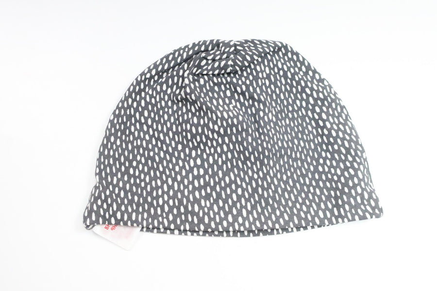 Polka dot hat from Lindex - Size 46/48 - Grey