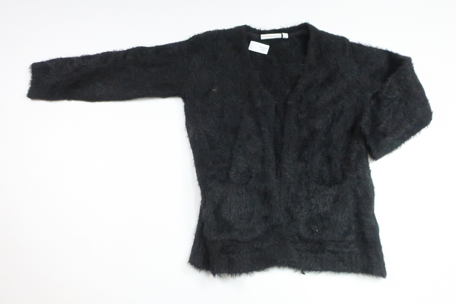 Shaggy cardigan from Kappahl - Size 98/104 - Black