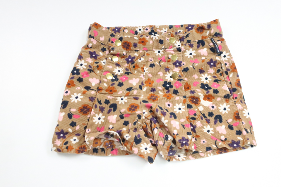 Floral shorts from Polarn o. Pyret - Size 92 - Beige