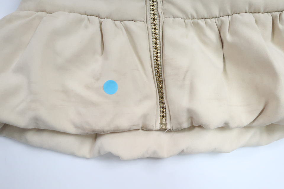 Vest with rabbit hood from H&amp;M - Size 74 - Off-white