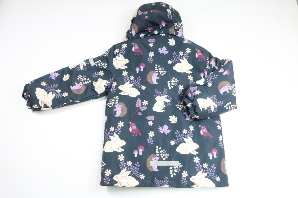 Floral jacket from Lindex - Size 128 - Navy blue