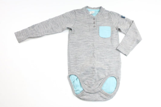 Body in wool mix from Polarn o. Pyret - Size 86/92 - Grey