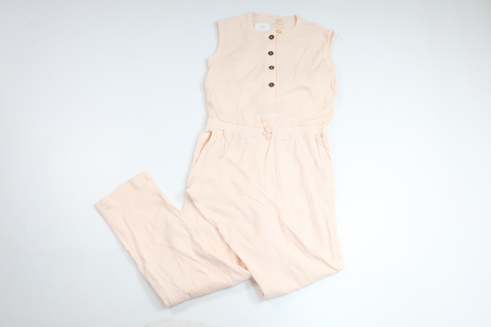 Ribbed jumpsuit from Copenhagen Colors - Size 116 - Pink