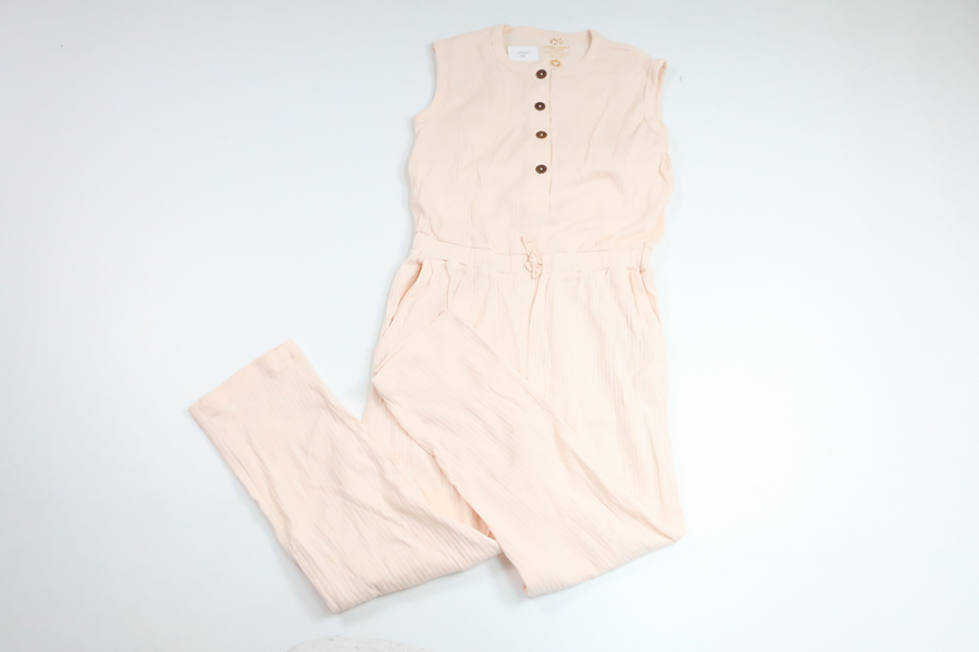 Ribbed jumpsuit from Copenhagen Colors - Size 116 - Pink