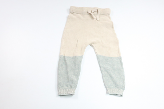 Knitted pants from H&amp;M - Size 74/80 - Beige