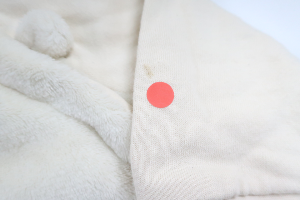 Fleece sweater from H&amp;M - Size 74 - Off-white
