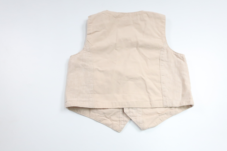 Vest in 55% linen from H&amp;M - Size 74 - Beige