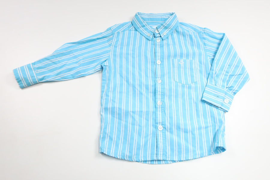 Striped shirt from Lager 157 - Size 90 - Blue