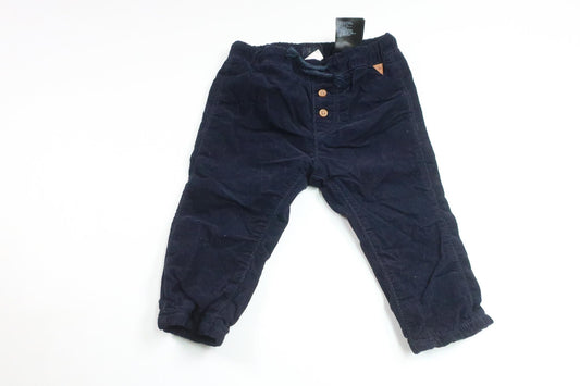 Lined trousers from H&M - Size 74 - Navy blue