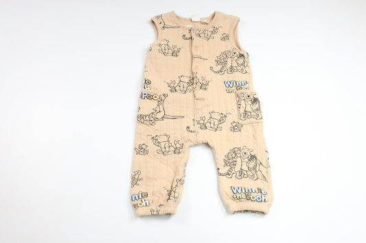 Jumpsuit with Winnie the Pooh from H&amp;M - Size 74 - Beige