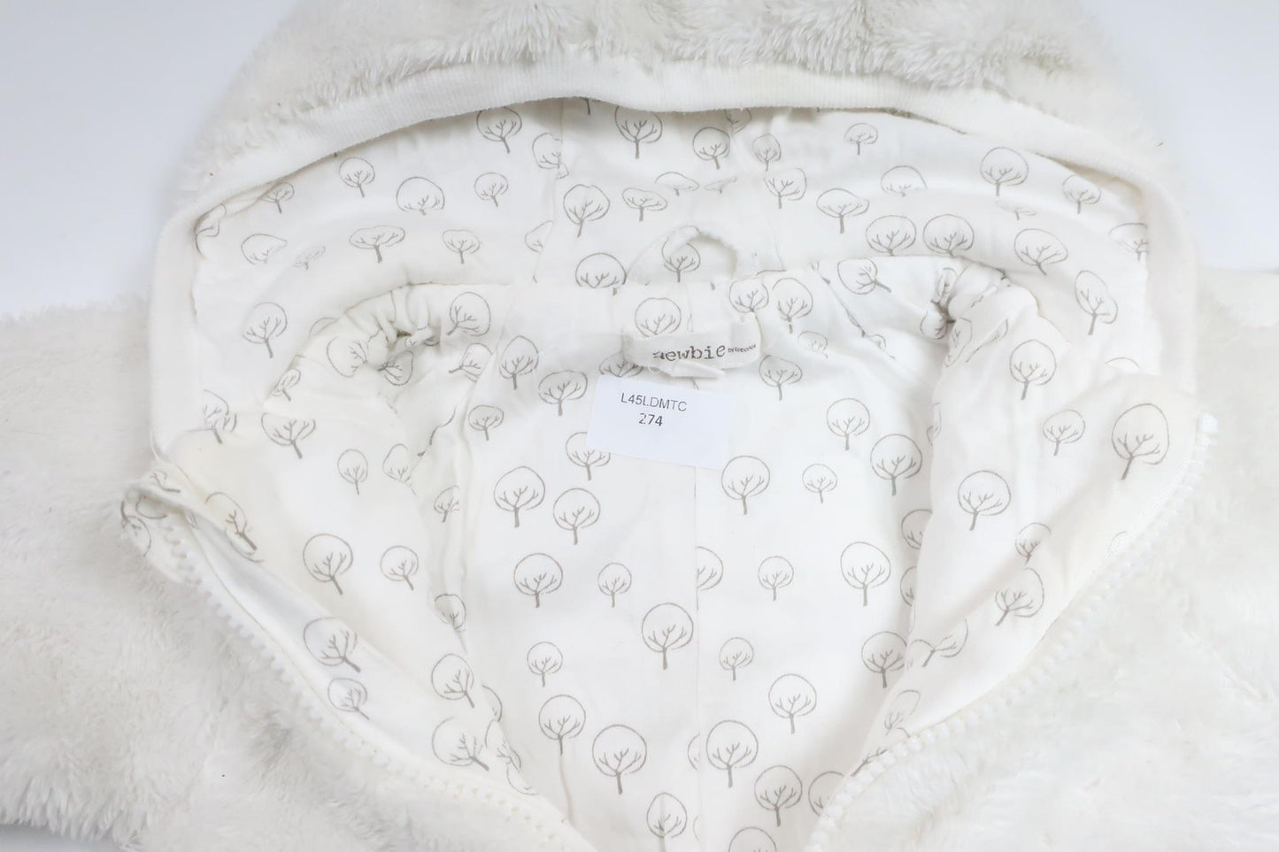 Fleece overalls from Newbie - Size 62 - White