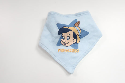 Bib with Pinocchio from Unknown - Size One size - Blue