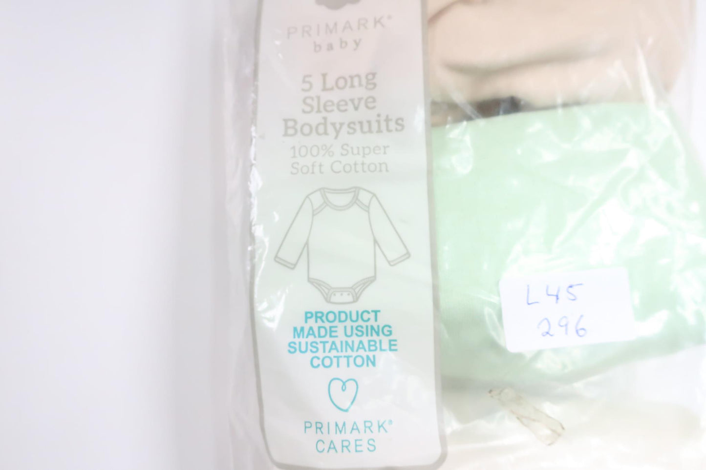 Three-pack of long-sleeved bodysuits from Primark - Size 92 - Multi