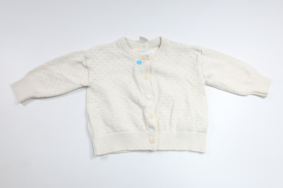 Knitted cardigan from H&M - Size 68 - White
