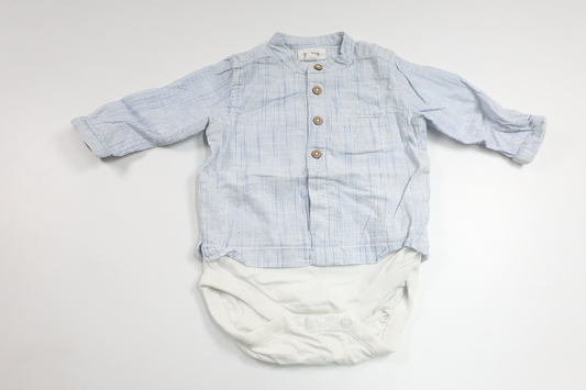 Shirt bodysuit from Newbie - Size 62 - Blue