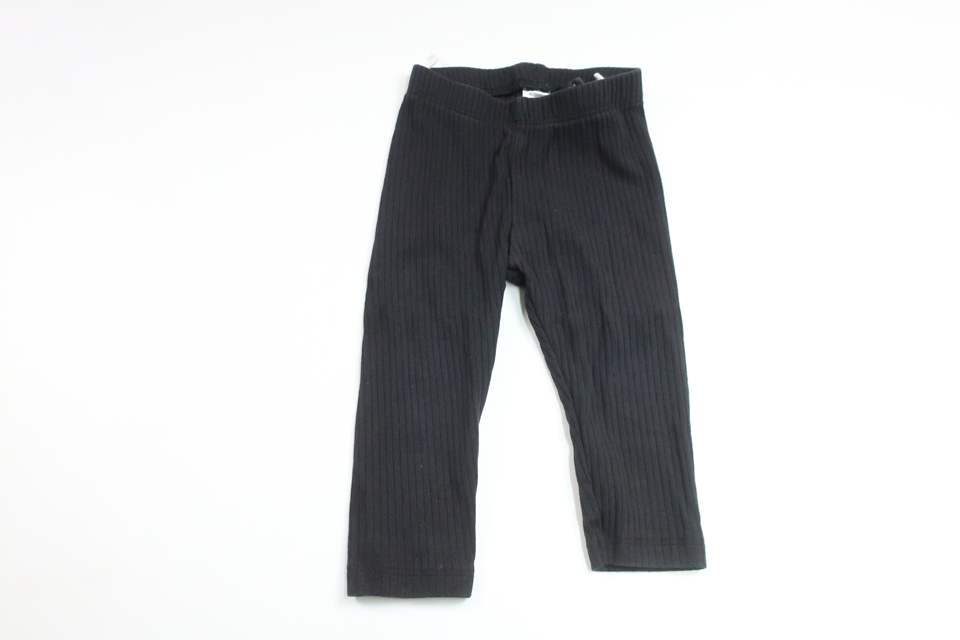 Ribbed trousers from H&M - Size 74 - Black
