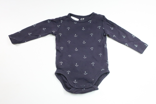 Bodysuit from H&M - Size 62 - Navy blue