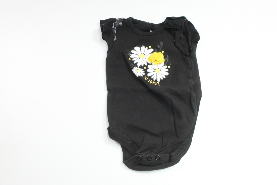 Linen bodysuit from Baby Starters - Size 56/62 - Black