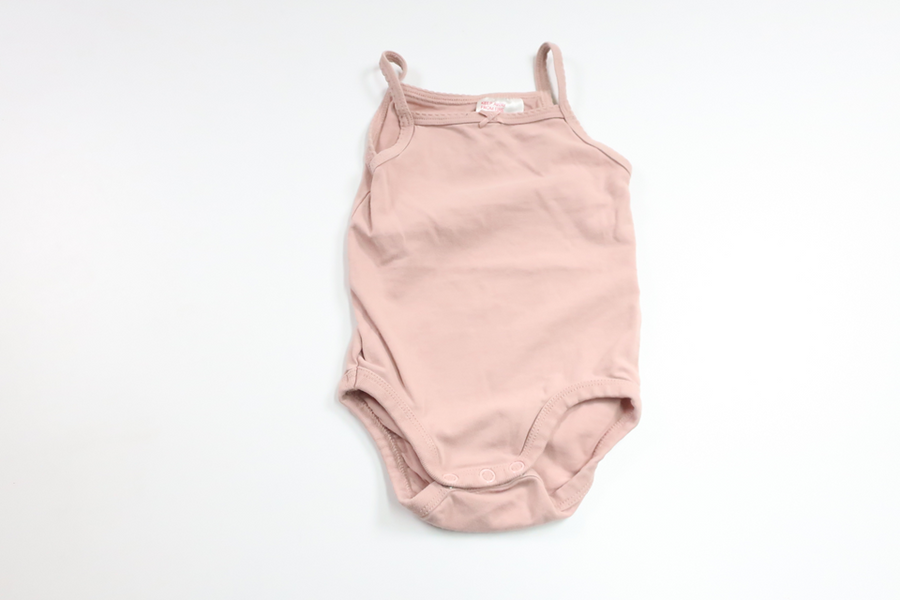 Linen bodysuit from H&amp;M - Size 56/62 - Pink