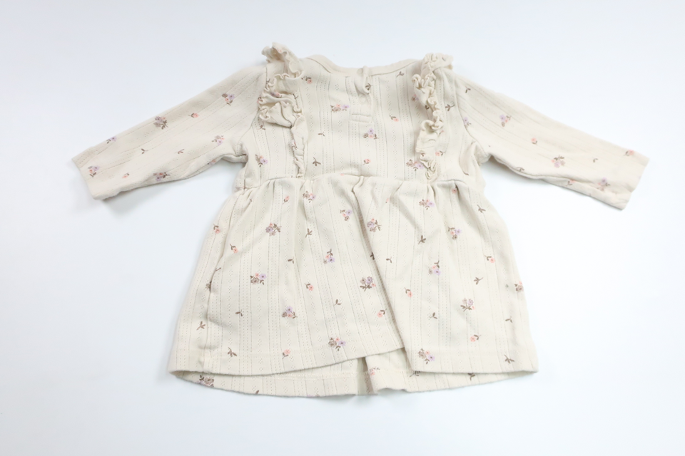 Floral dress from Lindex - Size 62 - Off-white