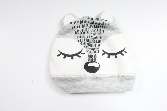 Hat with animals from ICA I Love Eco - Size 56 - Grey