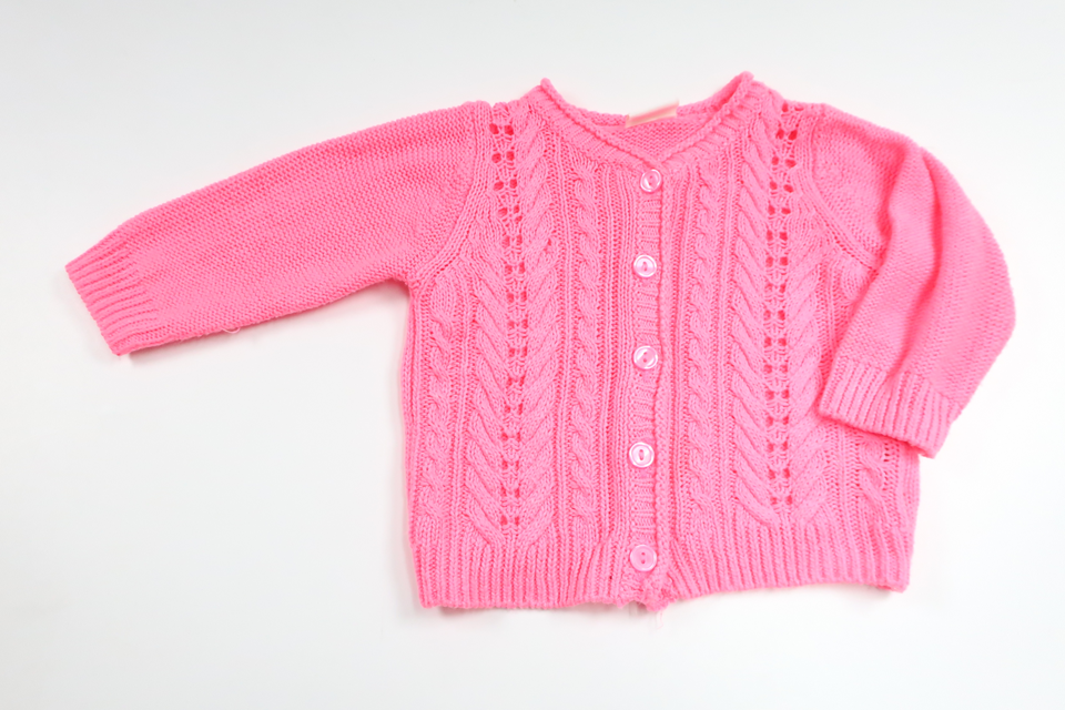 Knitted cardigan from Lindex - Size 62 - Neon
