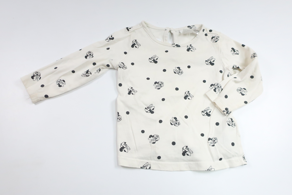 Sweater with Minnie from H&amp;M - Size 74 - Off-white