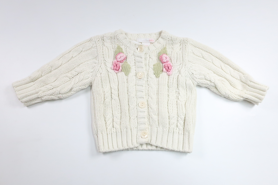 Knitted cardigan from H&M - Size 68 - Off-white